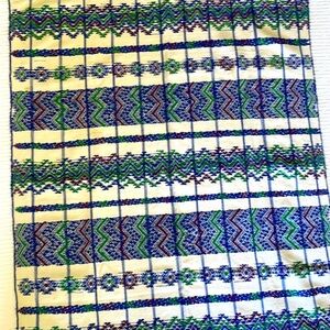 Guatemalan Handmade Large/Tablecloth Fabric Rare